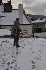 Nové uchycení kabelu ve svodu - Syfok