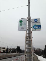 Evropská - bannery na lampách