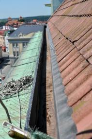 Mladá Boleslav - vyčištěný žlab