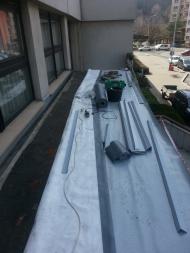 Oprava ploché střechy - hotel Krystal - Praha 6