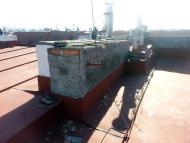 Komín hrozící pádem