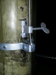 Oprava vlajkových stožárů - Loretánské nám., Praha 1