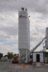 Nátěr betonárny Cemex Lovosice