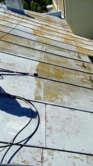 Antikorozní nátěr plechové střechy - Turnov