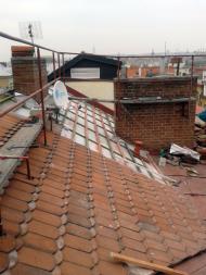 Oprava střechy - Mělnická, Praha