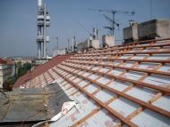 Oprava střechy - Jiřího z Poděbrad