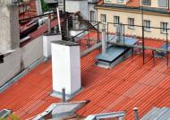 Plechové zastřešení světlíku