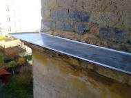 Nový okapnicový plech římsy