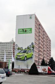 Malba reklamy - Škoda Auto