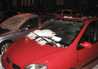 Sníh může poškodit váš majetek